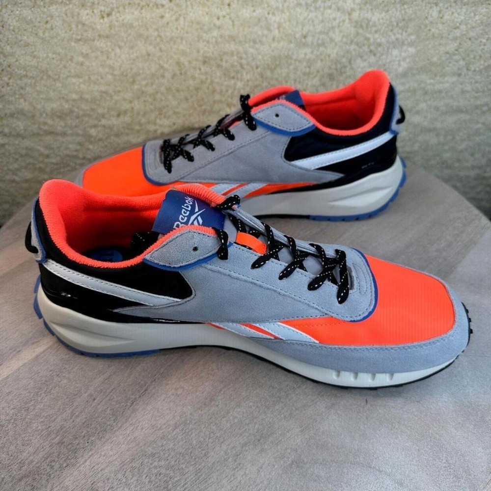 Reebok Classic Leather Legacy AZ Mens Shoes Orange Grey Size 11.5 New in Box